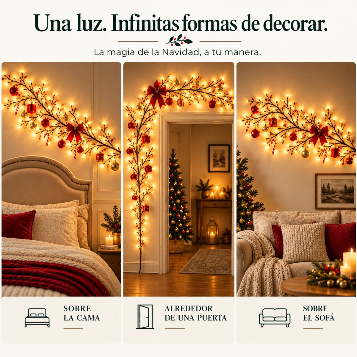 RamaLume™ Rama de Luz Navideña Acogedora